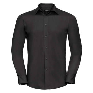 Russell Collection Long Sleeve Tailored Poplin Shirt